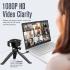 Promate Vision-HD Ai SmartTrack HD Handsfree Streaming Webcam